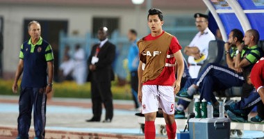 مبروك يصالح الغزال فى مران الأهلى