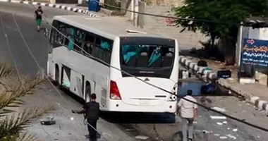 ننشر صور مصابى حادث تفجير أتوبيس الشرطة بالبحيرة