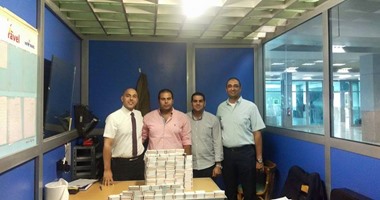 جمارك مطار الغردقة تحبط محاولة تهريب سجائر أجنبية الصنع