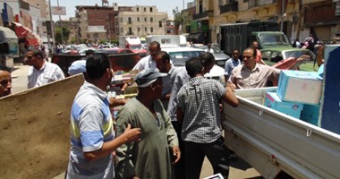 تحرير 51 محضر إشغال طريق وبناء مخالف بالمنيا