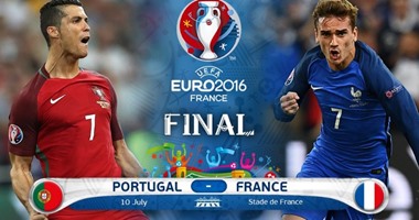 يورو 2016.. موعد مباراة فرنسا والبرتغال والقنوات الناقلة