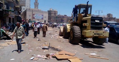 تحرير 141 محضر وإزالة مرافق بحى شرق وغرب أسيوط