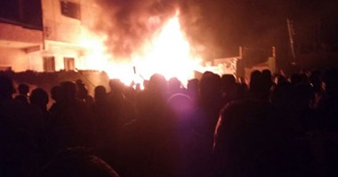صحافة المواطن: نشوب حريق هائل بمحطة بنزين فى إمبابة