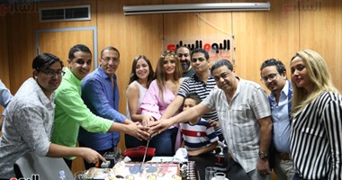 بالصور.. زينة وصناع "أزمة نسب" فى ضيافة "اليوم السابع"