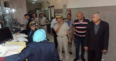 مدير أمن الغربية يتفقد إدارة المرور الجديدة