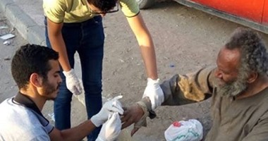 الخير بالشباب.. مجموعة طلابية ترفع شعار مش "هنخلى متسول فى شوارع المحروسة"
