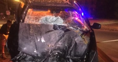 مصرع 7 أشخاص بعد أن دهستهم سيارة وفرت هاربة بطريق مصر إسكندرية الزراعى 