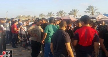مساعدا الوزير للمرور والشرطة المتخصصة يتفقدان محيط استاد برج العرب