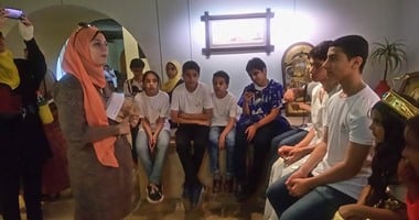 حضارة مصر القديمة ورشة فى بيت ثقافة دهب بجنوب سيناء