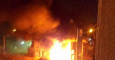 حريق بمحطة بنزين بالإسماعيلية والأهالى يستنجدون بالمطافى