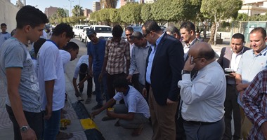 محافظ الفيوم يتفقد أعمال النظافة والتجميل بمبادرة حلوة يا بلدى بالمحافظة