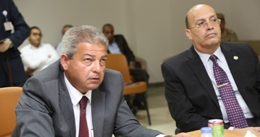 وزير الرياضة يزور المعمل المصرى للكشف عن المنشطات