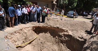 هبوط أرضى محدود داخل عقار بمنطقة البصراوى فى إمبابة