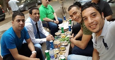 الحضري وسعد الصغير علي عربية فول