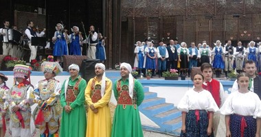 "الفلكلور الدولى" بسلوفاكيا يجعل موسيقى "التنورة المصرية" خلفية  كل فرق المهرجان