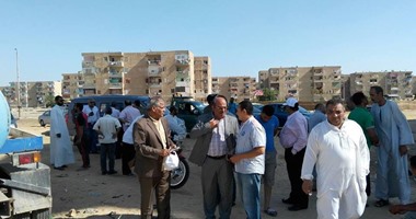 رئيس شركة مياه القناة يتابع نقص المياه بمنطقة السلام بقطاع السويس