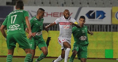 بالصور.. الاتحاد السكندرى يتقدم على الزمالك بهدف أوباما فى الشوط الأول