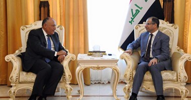 رئيس مجلس النواب العراقى لسامح شكرى: نقدر دور مصر عربيا وإقليميا
