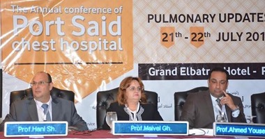 طب بورسعيد يختتم المؤتمر السنوى الأول للأمراض الصدرية 
