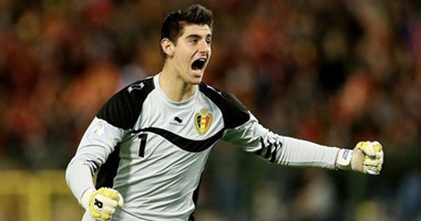 بالفيديو.. كورتوا يكتفى بـ660 دقيقة بدون تلقى أهداف بعد هدف إستونيا