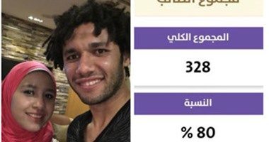 الننى ينشر صورته بصحبة شقيقته بعد نجاحها بالثانوية العامة بنتيجة 80%