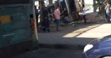 إصابة 8 أشخاص فى حادث تصادم 3 سيارات أمام كوبرى كبيش بالشرقية