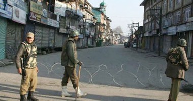 إضراب فى كشمير الهندية على خلفية مقتل شخصين برصاص قوات الهند