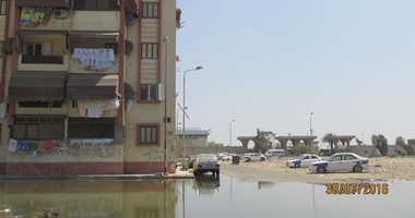 شكاوى أهالى مساكن الجزيرة ببورفؤاد من مياه الصرف الصحى