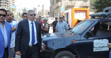 بالصور.. جولة تفقدية لمدير أمن الفيوم الجديد فى المدينة