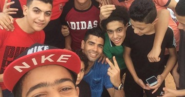 بالصور.. قائد الإسماعيلى يقضى العيد وسط أهله بالتل الكبير