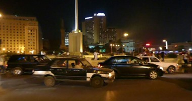 تواجد أمنى مكثف بميدانى التحرير وطلعت حرب لحفظ الأمن 