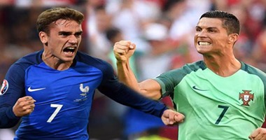 الليلة الكبيرة.. اليوم فض مولد يورو 2016.. "البحث عن المجد" شعار فرنسا والبرتغال فى معركة "سان دوني".. جريزمان ورونالدو صراع ثنائى على دخول التاريخ من بوابة بلاتينى.. فمن يفوز بالكعكة؟