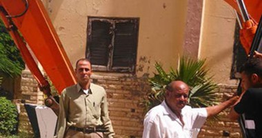 حملة لإزالة مبانٍ مخالفة فى مطوبس كفر الشيخ