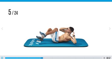 بالصور.. "Runtastic Six Pack Abs" تطبيق يساعدك على ممارسة الرياضة