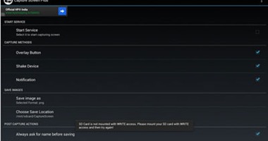 بالصور.. تطبيق Capture Screen Plus يمكنك من تصوير شاشة الهاتف بسهولة