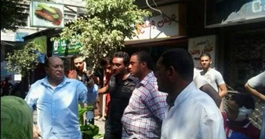 حملة لإزالة الإشغالات بحى وسط الإسكندرية