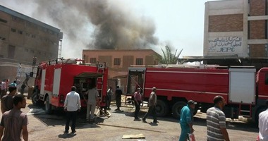 احتراق أتوبيس وكشك تابع لكنيسة فى منطقة دقادوس بالدقهلية