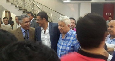مرتضى منصور لمحمود طاهر : "مش من حقك تقول مالعبش لحد ما الزمالك يلعب مؤجلاته "