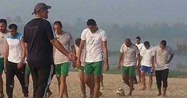 التليفونات يبدأ الاستعداد للموسم الجديد بالتدرب على الرمال