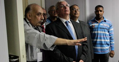 وزير التعليم العالى يتفقد مستشفيات جامعة الإسكندرية