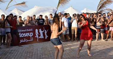 مشاهير ونجوم بمسابقة رقص على "وايت بيتش" بمارينا