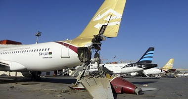 اصطدام‎ ‎طائرتين‎ ‎فى‎ ‎مطار‎ ‎مينسك‎ ‎الوطنى ببيلاروسيا