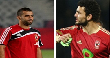 السعيد وغالى فى تدريبات الاهلى الجماعية.. وعمرو جمال فى التأهيل