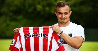 بالفيديو.. شاكيرى يعود إلى 2013 بهدفين أمام مانشستر سيتى فى 15 دقيقة