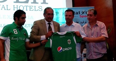 الاتحاد السكندرى يقدم مالدينوف فى مؤتمر صحفى