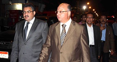 وصول وزير الاتصالات لموقع حريق سنترال العتبة