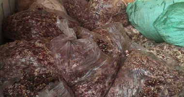 ضبط كمية من اللحوم الفاسدة خلال حملة بالقناطر الخيرية