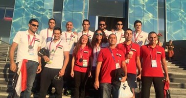 بالصور.. منتخب السباحة للأساتذة يعود للقاهرة محملاً بـ"10 ميداليات"