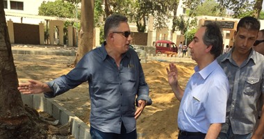 بالصور.. محافظ الجيزة يراجع المخطط التفصيلى لمحيط معهد القلب بإمبابة