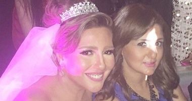 شذى تنشر صوراً من حفل زفاف مى كساب وأوكا على إنستجرام